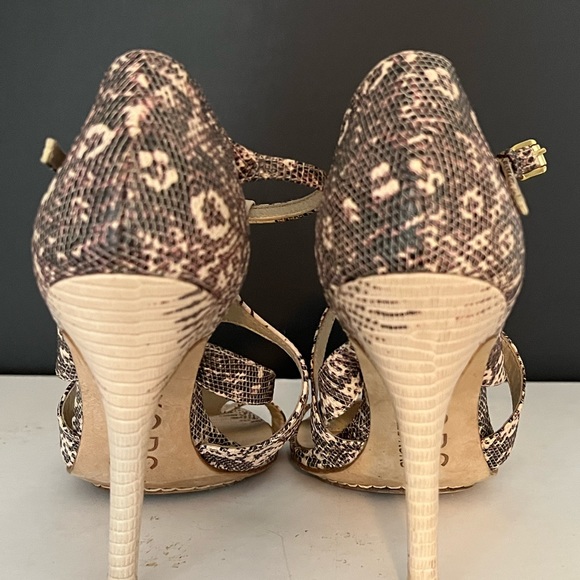 Micheal Kors Ombré Reptile Strappy Sandals Size 7 - Picture 3 of 4